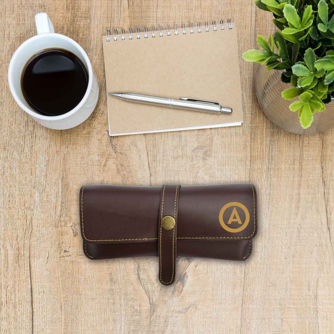 Customized Glasses Case EyeWear Sunglass Specs Holder - Premium Vegan Leather - Image 7
