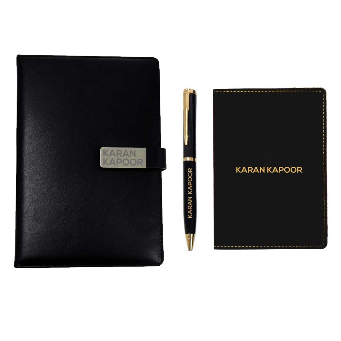 Customized Gift Set with Personalized Diary Pen and Passport Cover Sleeve - Image 6