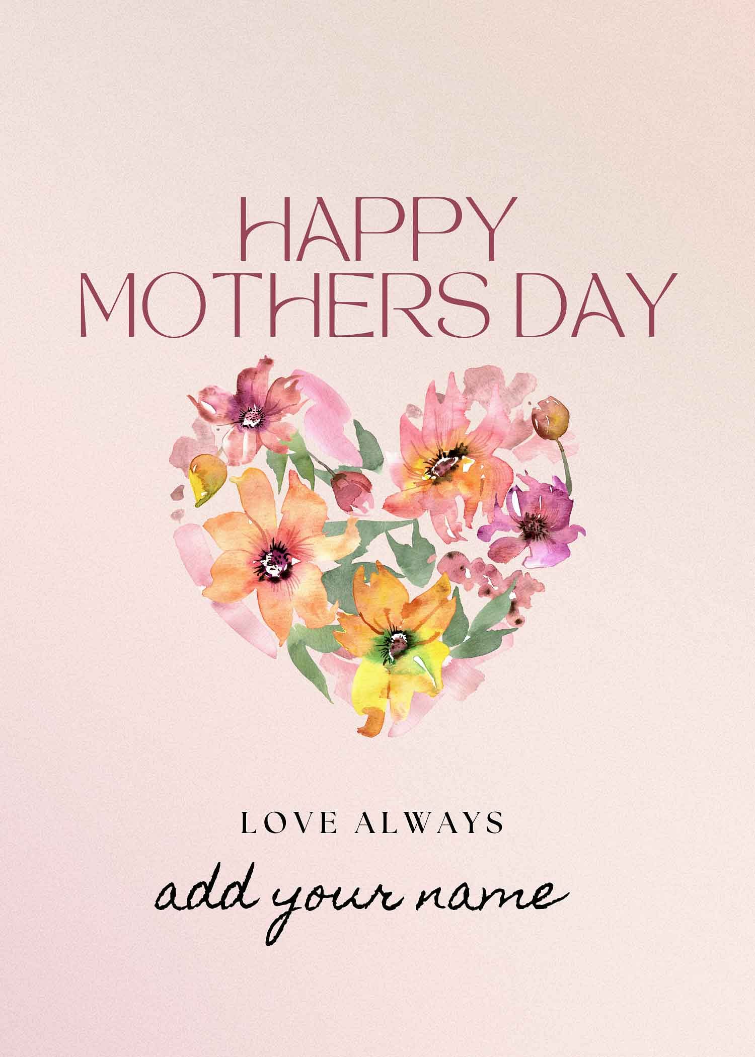 Customized Greeting Card Mother's Day Gift From Daughter- Flower - Image 3