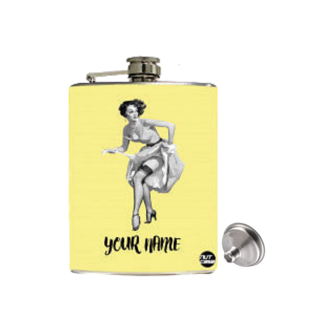 Amazing Custom Hip Flask - Add Your Name - Image 3