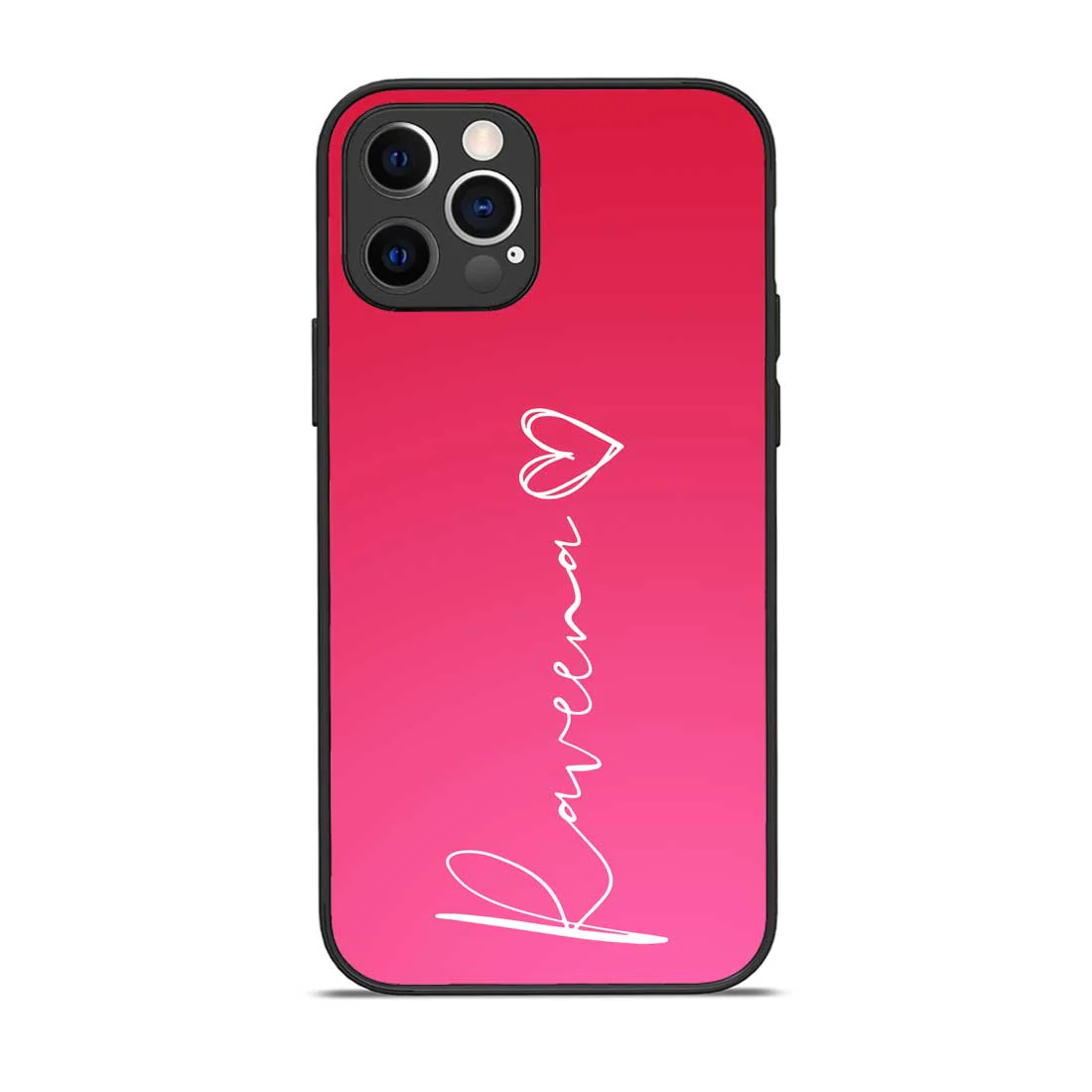 Customized iPhone 12 Pro Phone Case Mobile Cover With Signature Calligraphy Name - Image 2