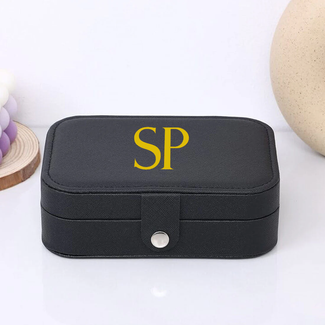 Customized Jewellery Box Girls Travel Storage Case for Rings Earrings and Pendants - Image 9