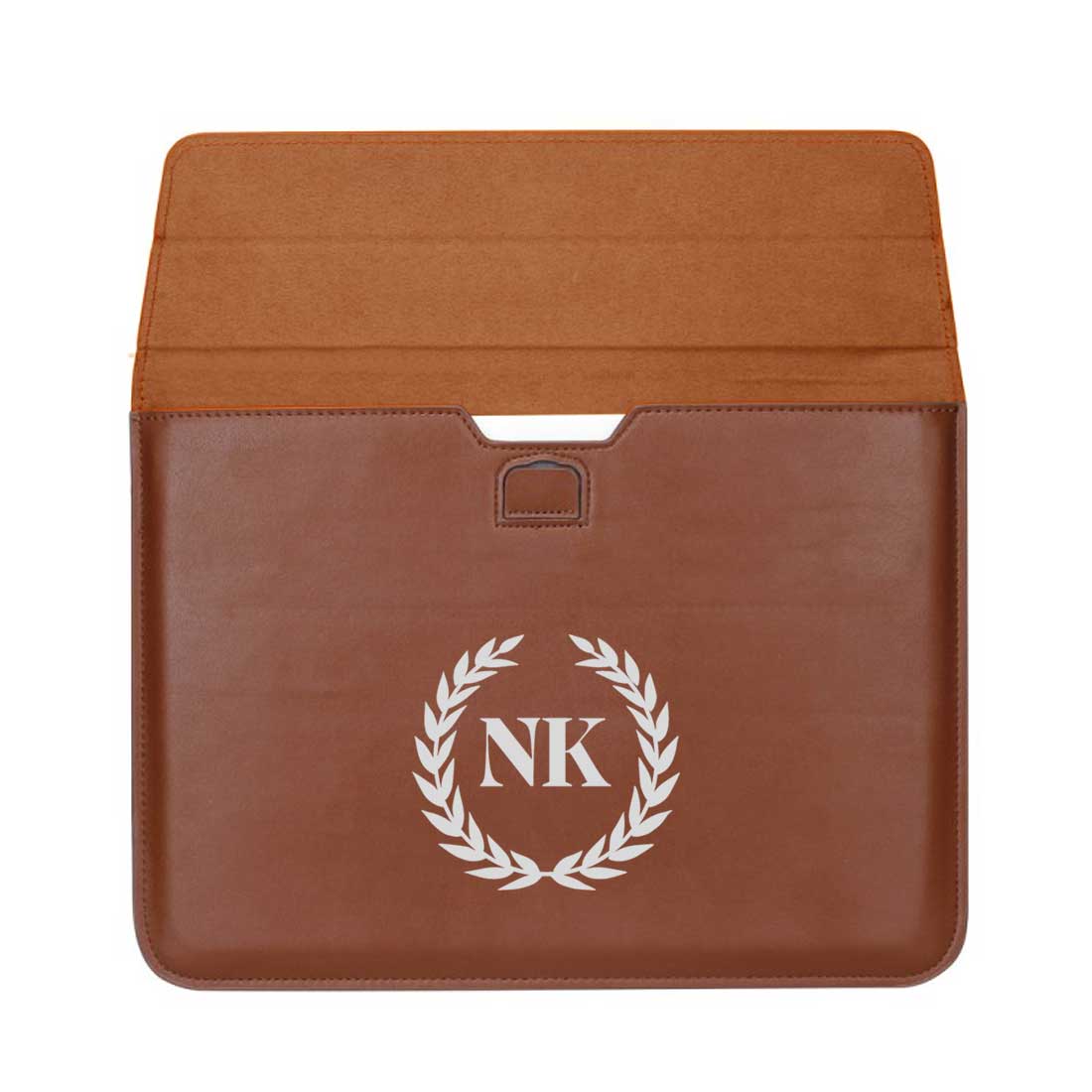 Customized Laptop Sleeve With Name - Add Your Initial Leaves - Image 2