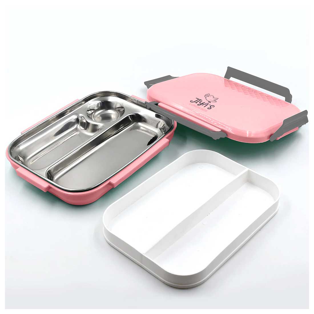 Customized Lunch Box for Students - Stainless Steel Tiffin Box - Image 2