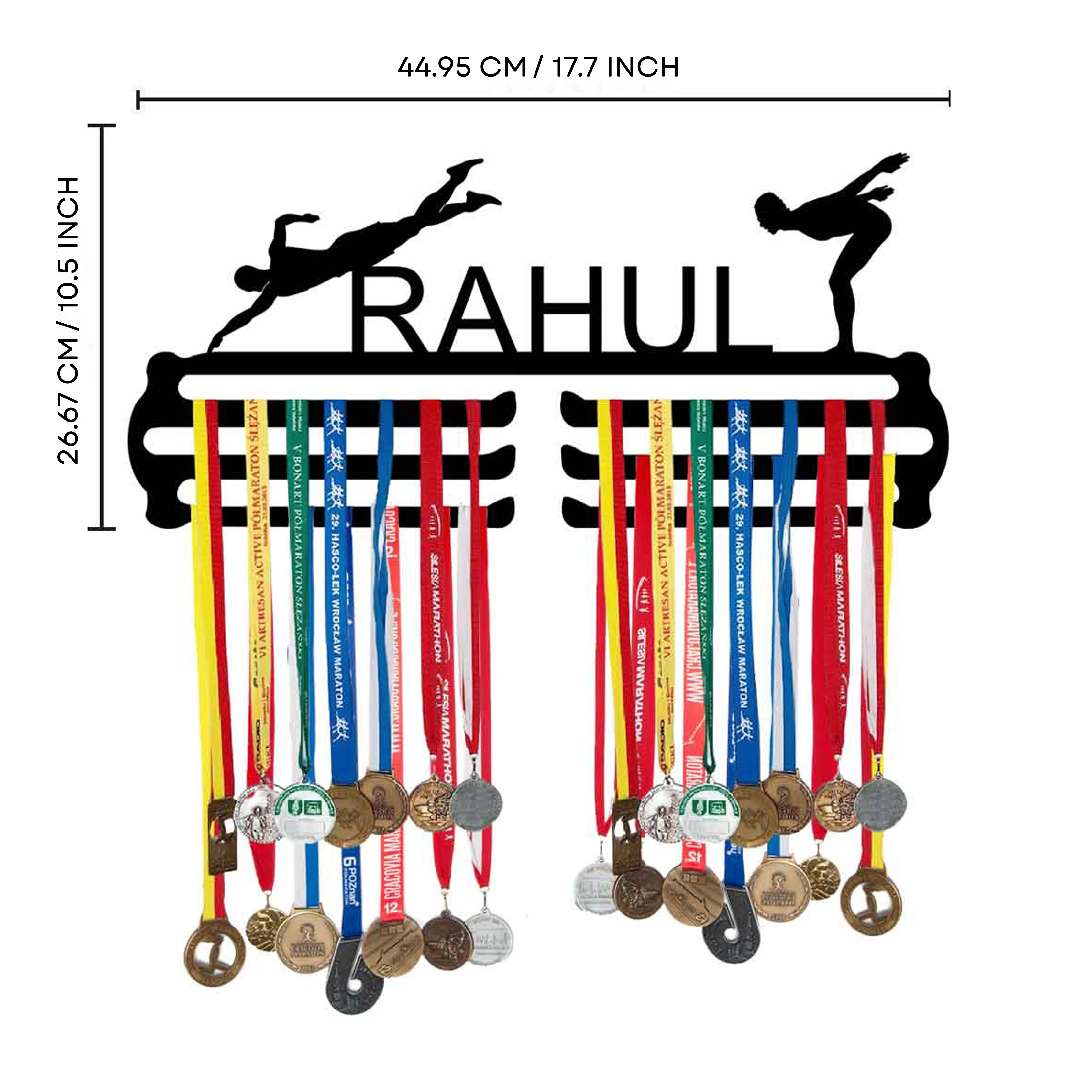 Medal Hanger for Your Achievements - Customized Medal Holder with Name - Image 3