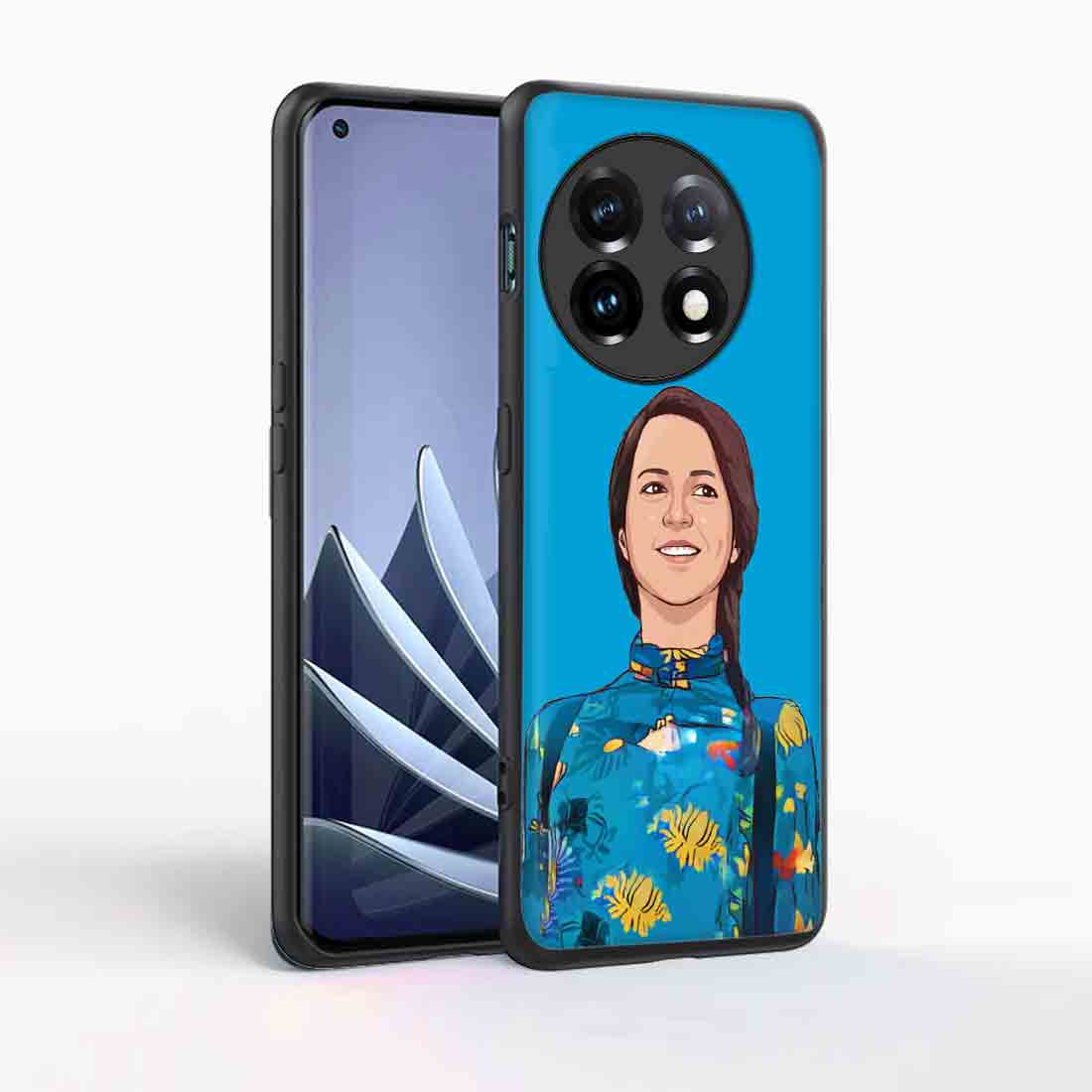 Customized Mobile Cover Oneplus 11 Phone Back Cover with Image - Cartoonize Photo - Image 2