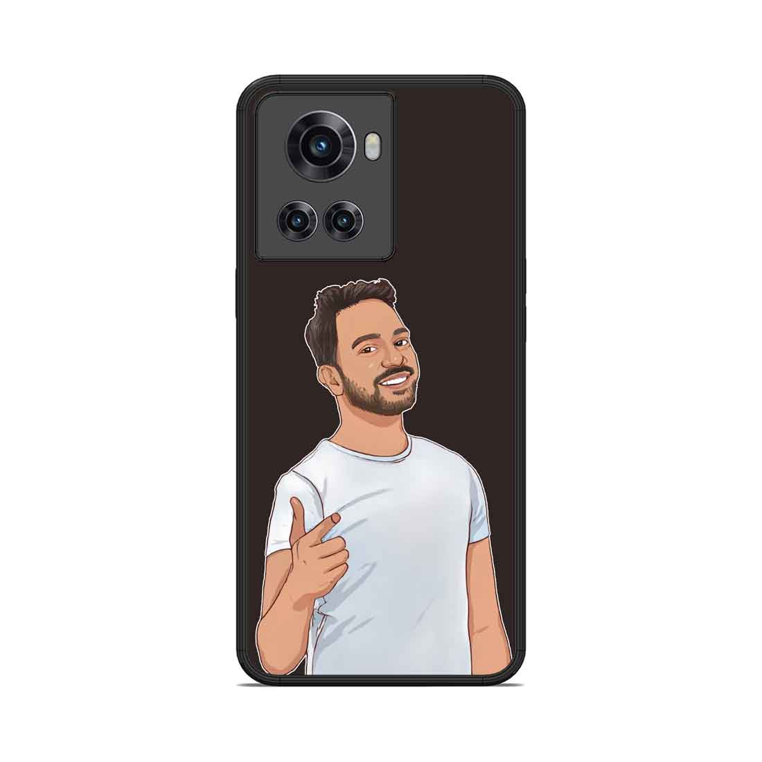 Customized Mobile Cover With Photo Oneplus 10R Case - Cartoonized From Image - Image 2