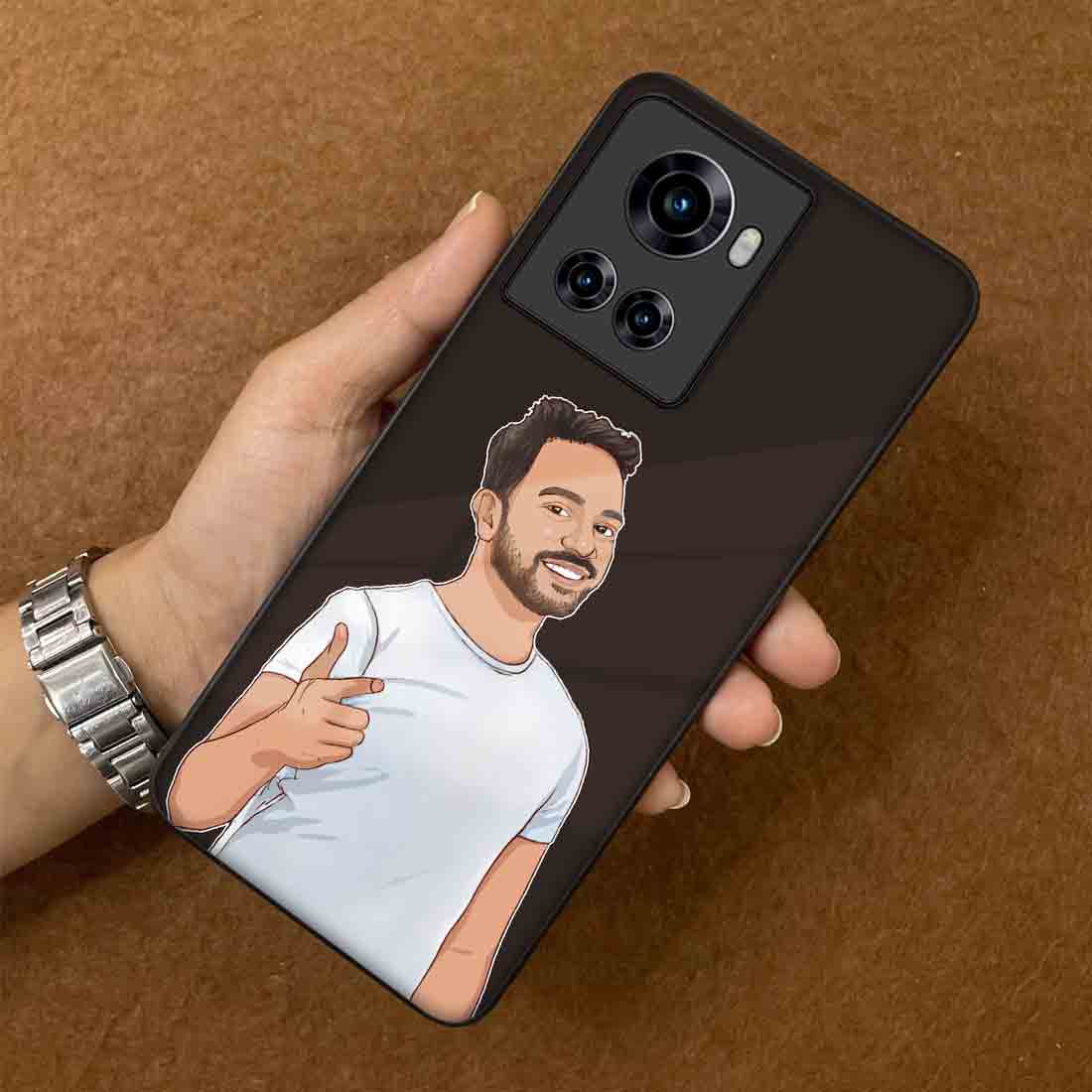 Customized Mobile Cover With Photo Oneplus 10R Case - Cartoonized From Image - Image 3