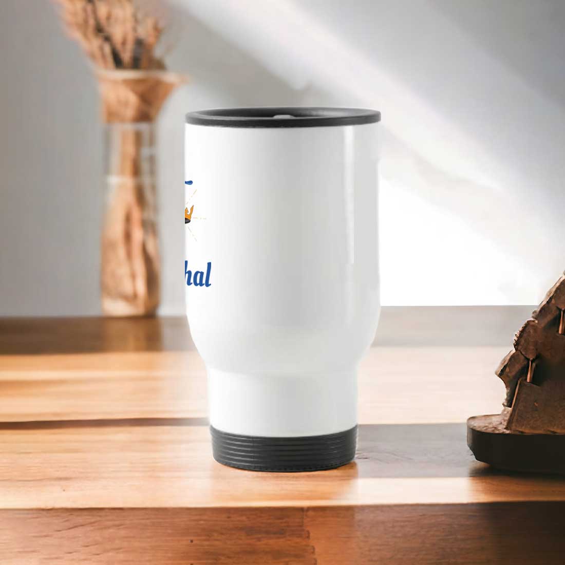 Customized Mugs with Names For Car Cup Holder - Insulated Travel Cup with Lid - Image 2