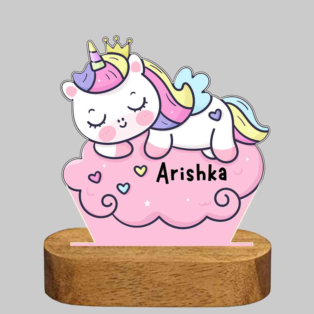 Customized Name Lamp for Kids Bedroom LED Light - Unicorn - Image 2