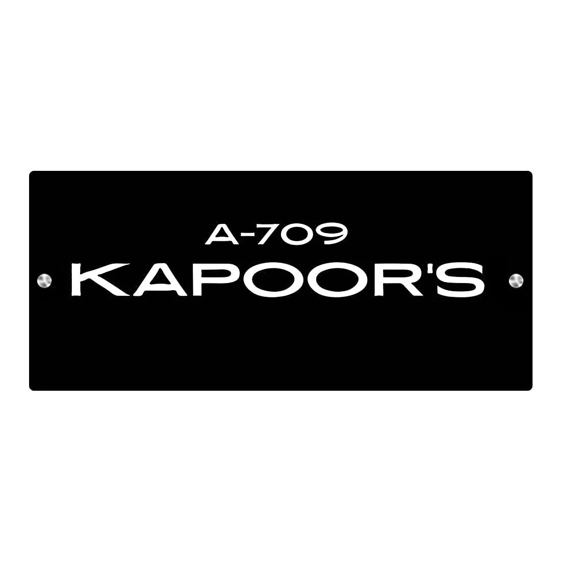 Customized Name Plate Design in Acrylic for Home Flats Entrance Door Personalized Acrylic Board - Image 5
