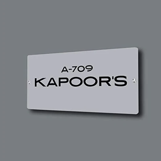 Customized Name Plate Design in Acrylic for Home Flats Entrance Door Personalized Acrylic Board - Image 7