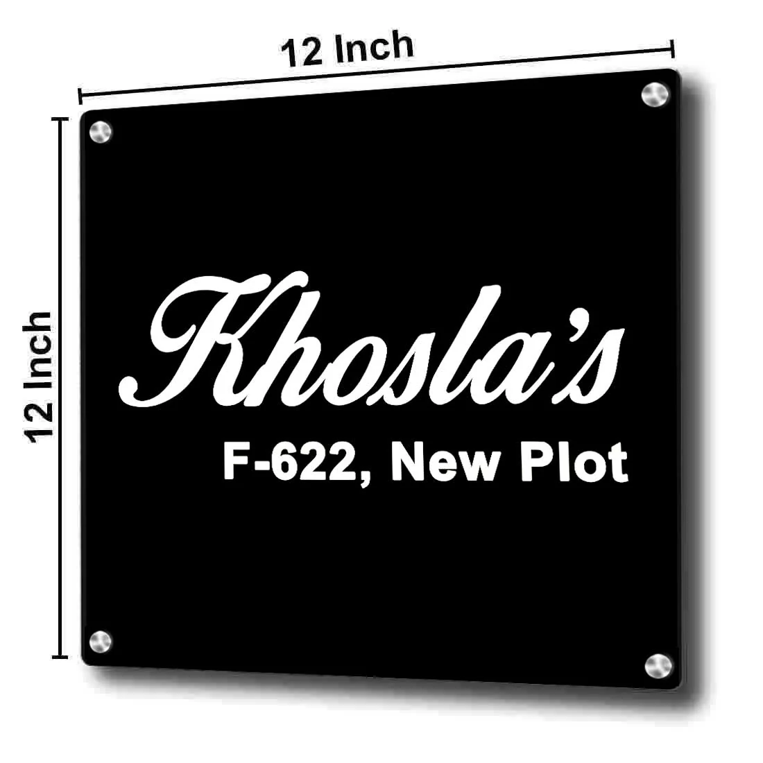 Customized Name Plates for Home Stainless Steel Outdoor Name Board Acrylic 3D Font - Image 7