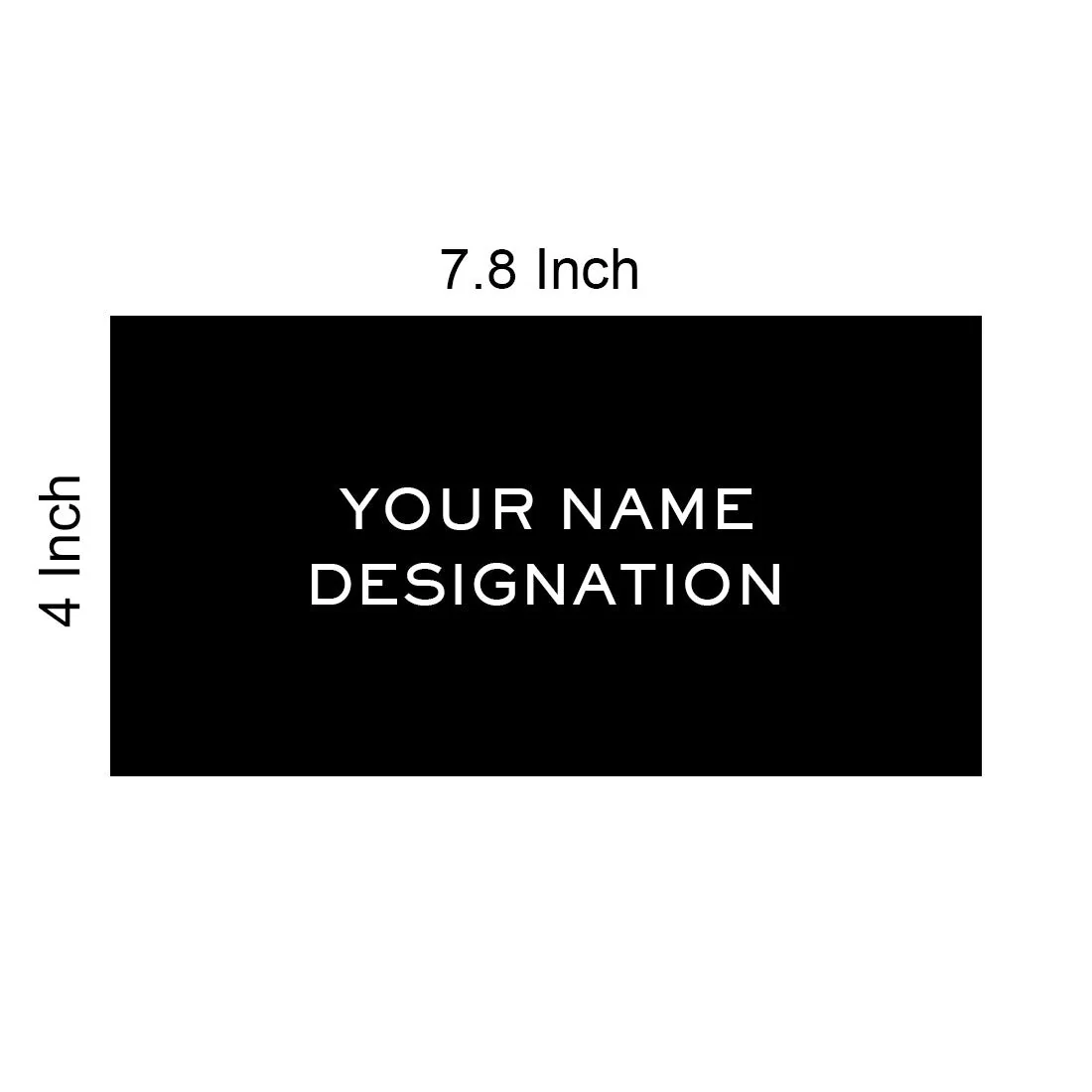 Customized Office Nameplate for Cabin Workspace Entrance - Add Name Design - Image 4