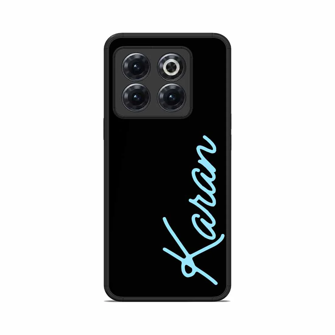 Customized One Plus 10T Back Cover Mobile Case with Name - Neon - Image 2