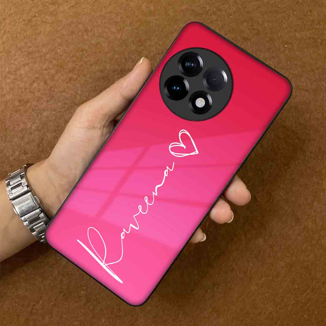 Customized One Plus 11R Back Cover with Signature Calligraphy Name - Image 3
