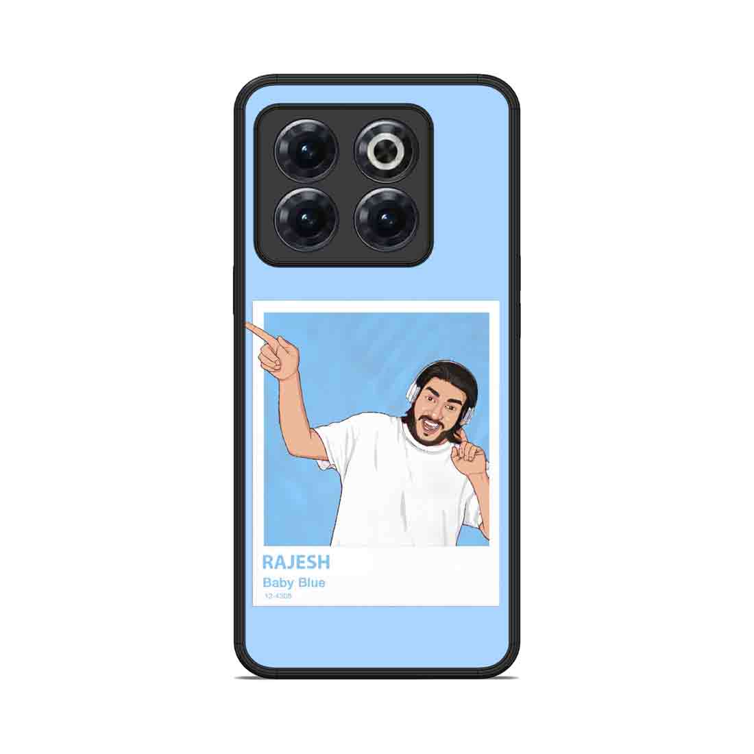 Customized Oneplus 10t Cover Case with Image Back Mobile Case - Cartoonify From Photo - Image 2
