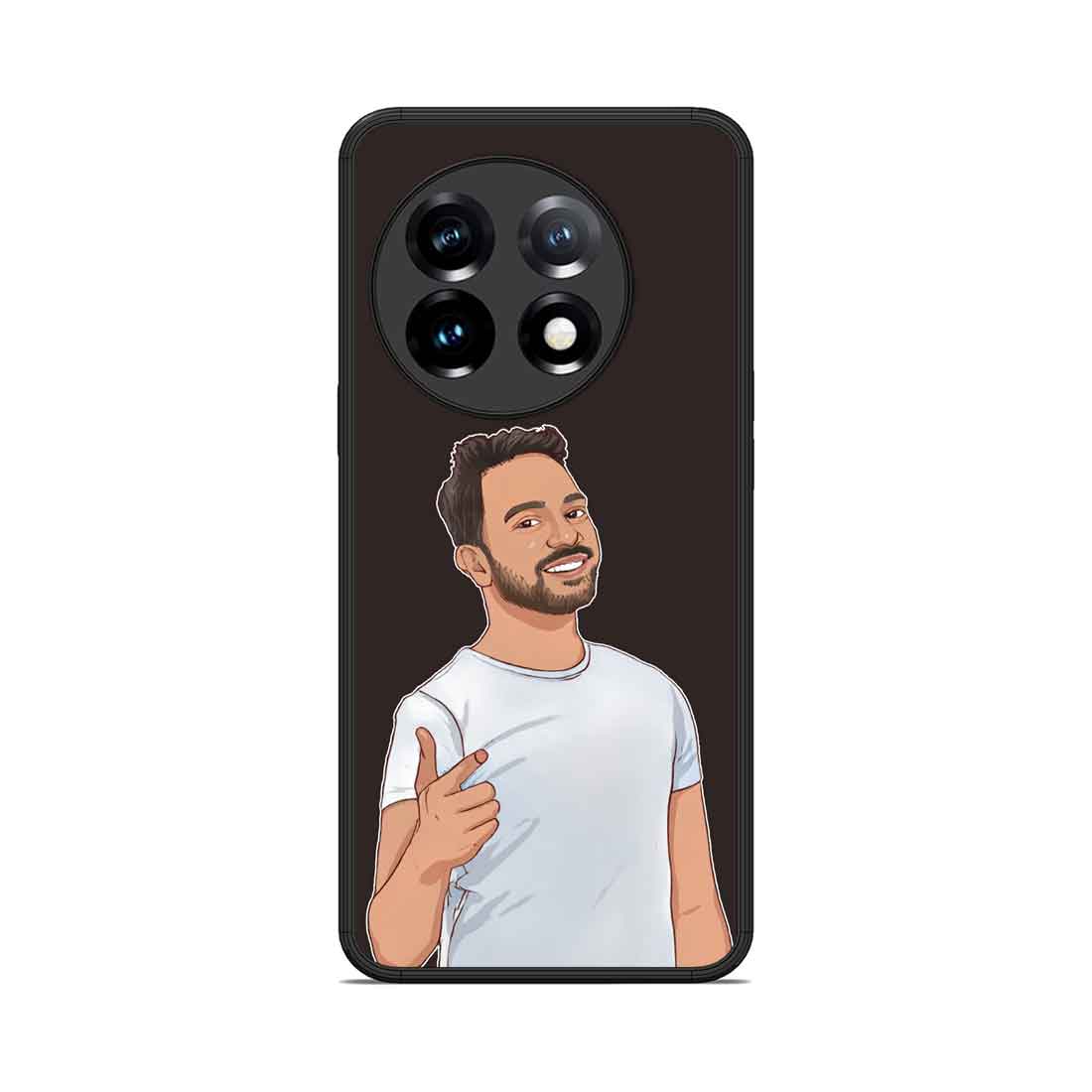Customized Oneplus 11 Mobile Cover with Image One Plus Back Cover - Cartoonize Photo - Image 2