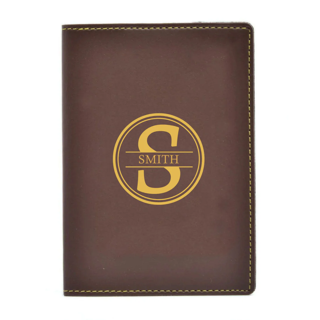 Customized Passport Cover PU Leather Case Add Name - Monogram - Image 3
