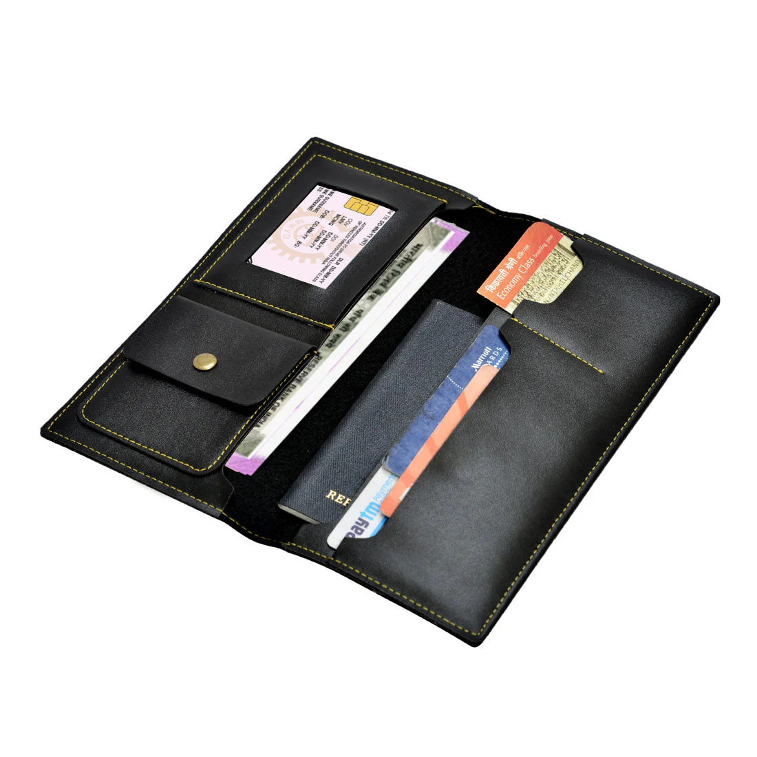 Customized Passport Wallet Womens Travel for Couple MRS - Anniversary Gift - Image 2