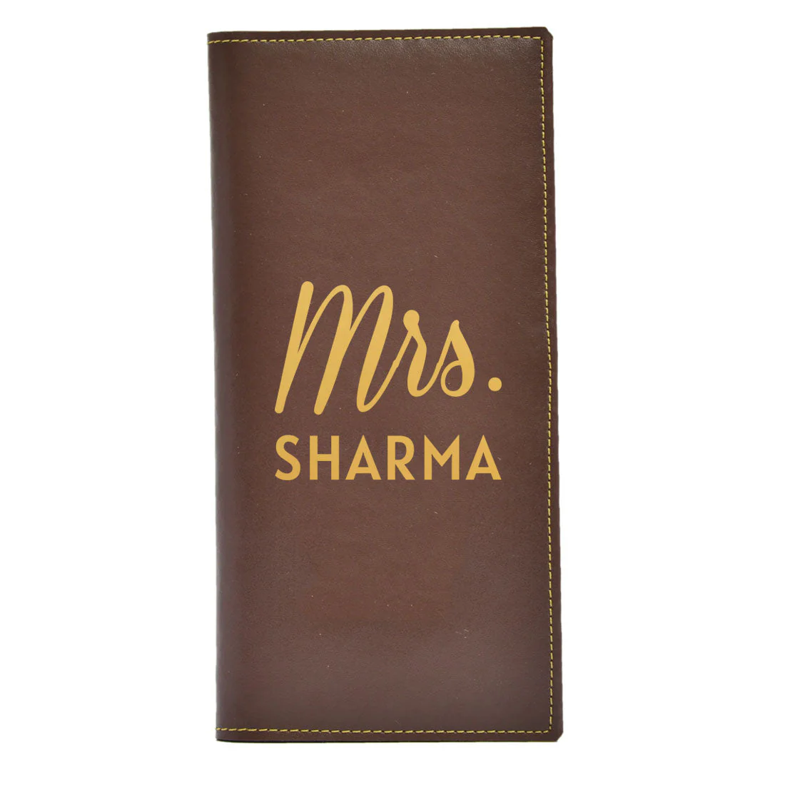 Personalized Travel Passport Pouch for Travel Organizer Couple MRS- Anniversary Gift - Image 2