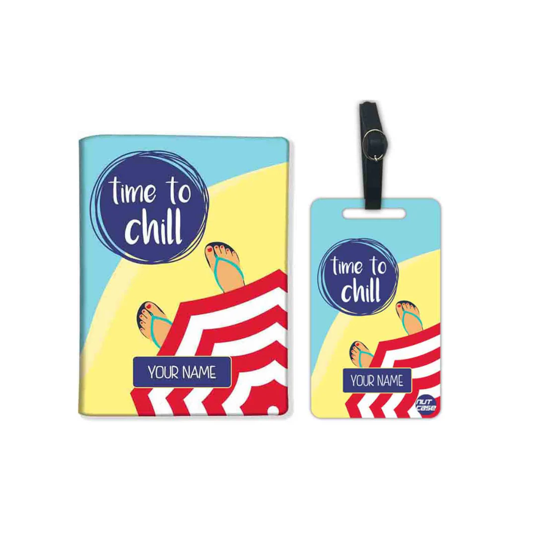 Classic Personalized Passport Cover - Time To Chill - Image 5