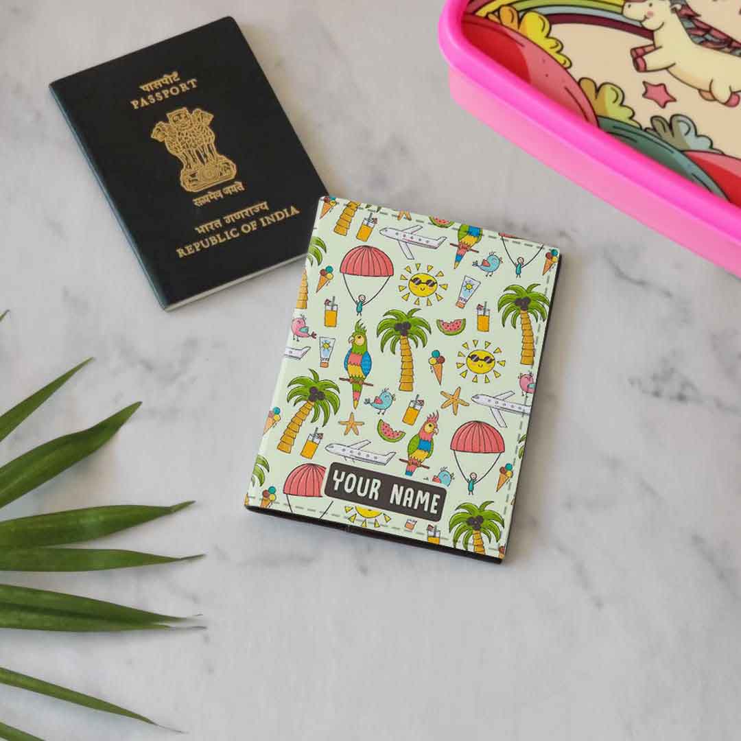 Personalized Name Passport Cover -Summer Time - Image 4