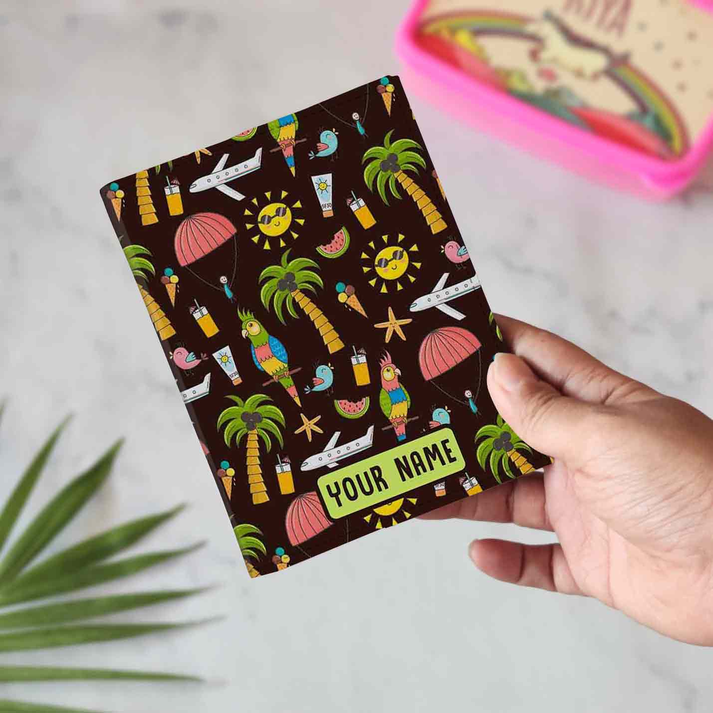 Cute Customized Travel Passport Cover  -Summer Adventure - Image 2