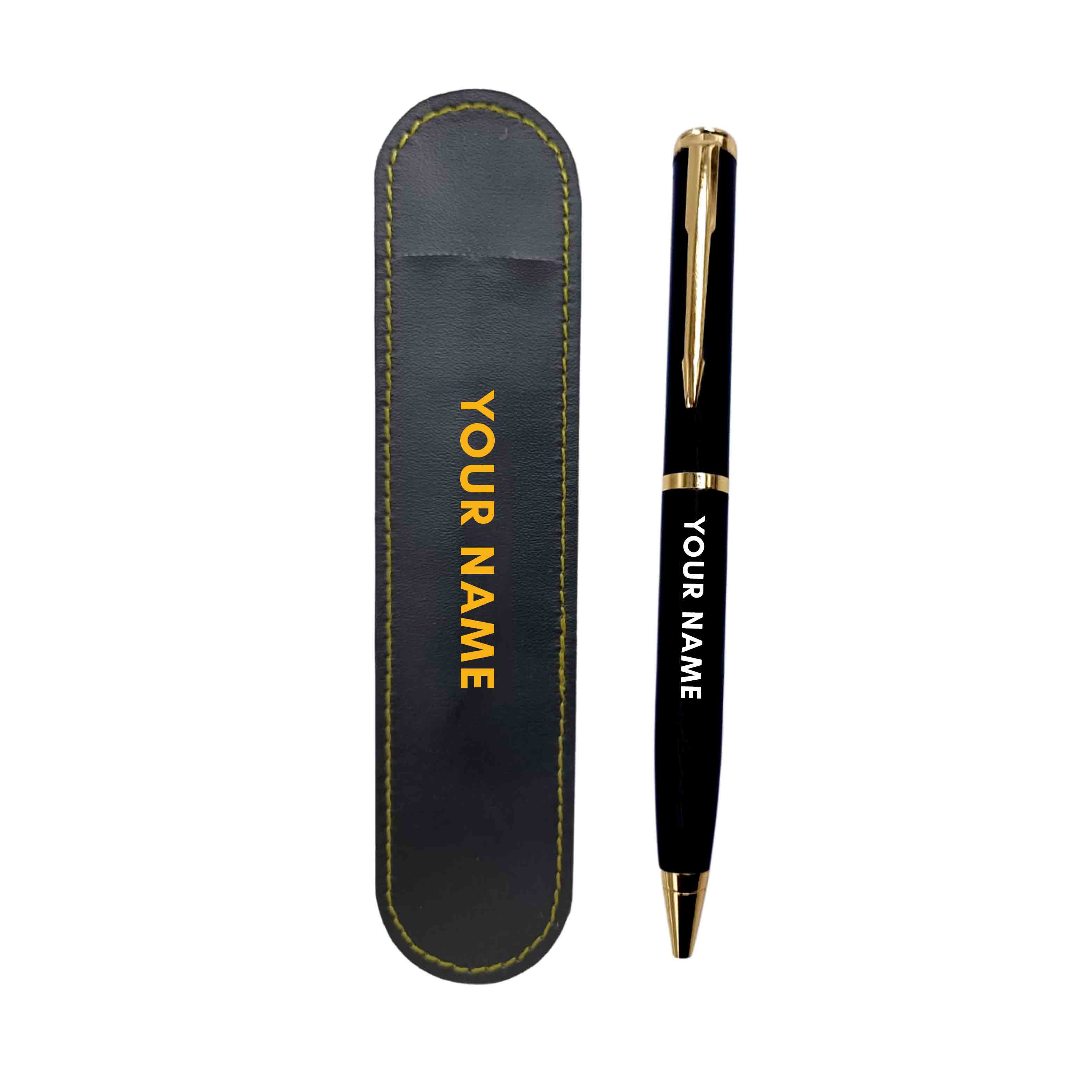 Customized Pen With Name Engraved for School Collage Friends (Black) - Your Name - Image 5