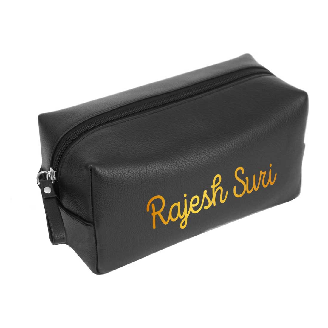 Customized Pouch Bag Travel for Men - Faux Leather Toiletries Bag - Image 11