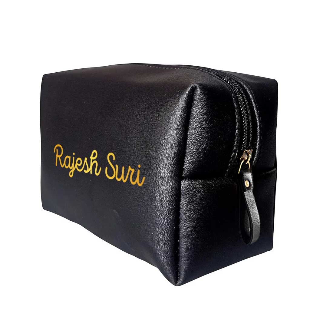 Customized Pouch Bag Travel for Men - Faux Leather Toiletries Bag - Image 13