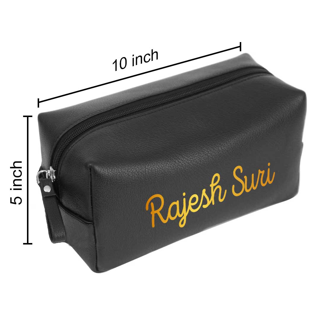 Customized Pouch Bag Travel for Men - Faux Leather Toiletries Bag - Image 15