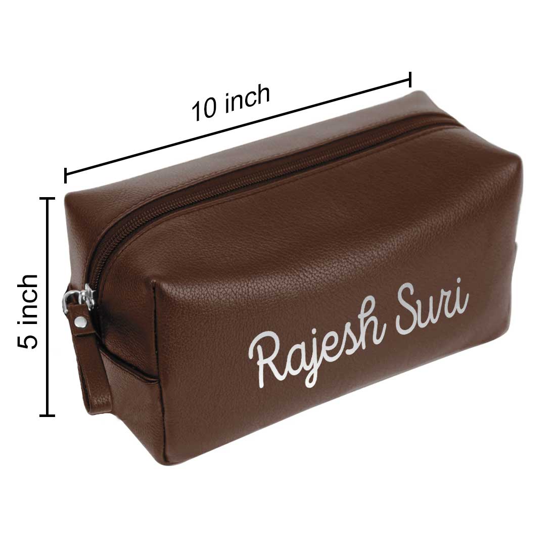 Customized Pouch Bag Travel for Men - Faux Leather Toiletries Bag - Image 20