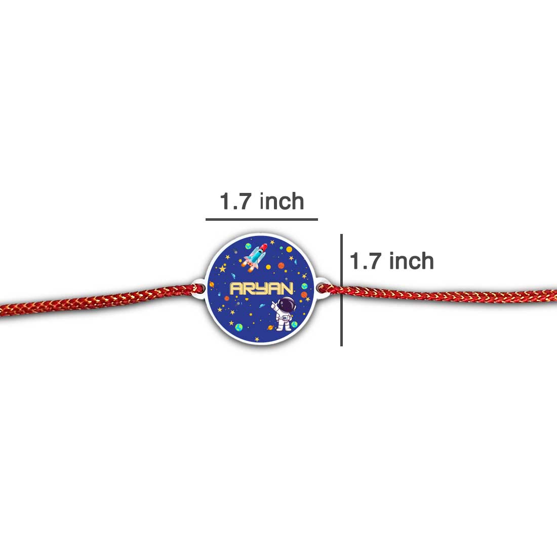 Customized Rakhi with Name - Designer Kids Rakhi - Image 4