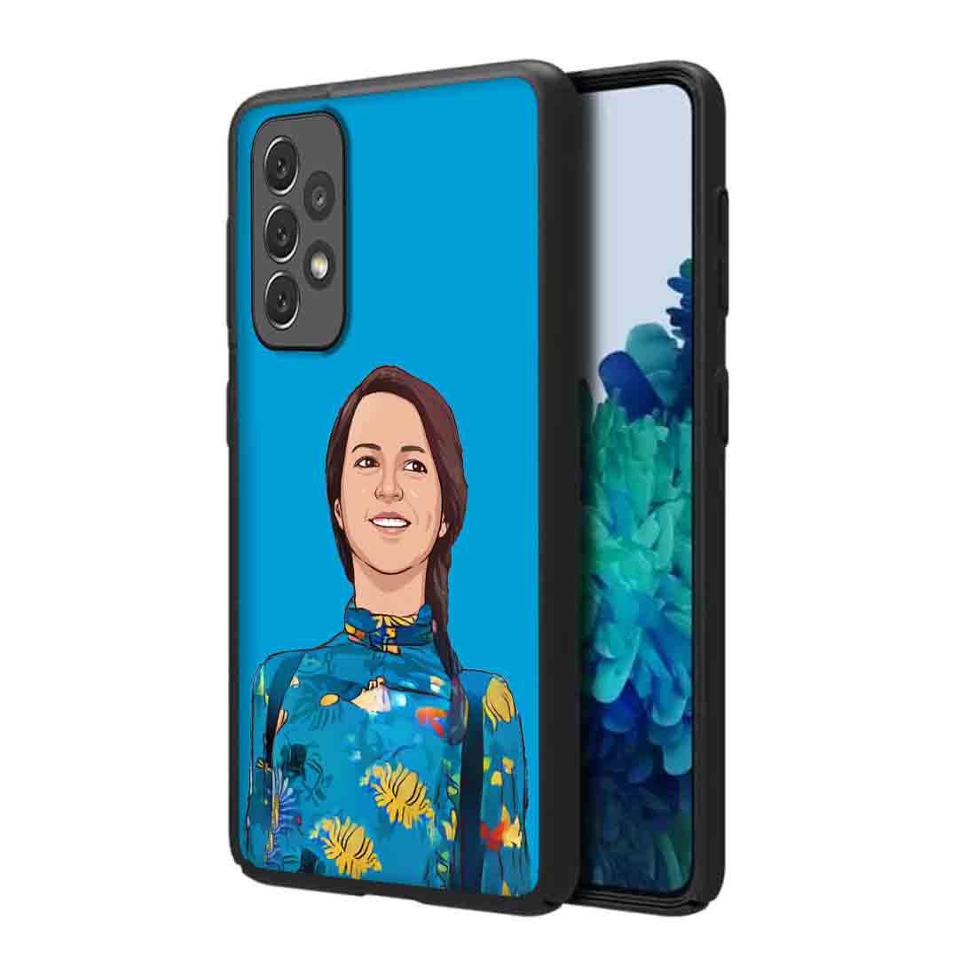 Customized Samsung Galaxy A72 Cover with Photo Designer Samsung Cases - Cartoonify From Photo