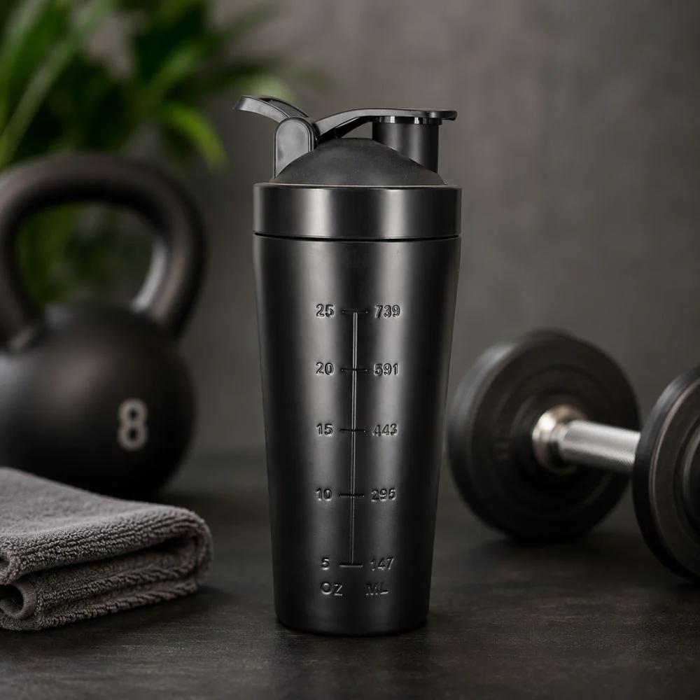 Personalized Protein Shaker for Gym Workout Custom Shake Mixer with Whisk Ball - Image 4