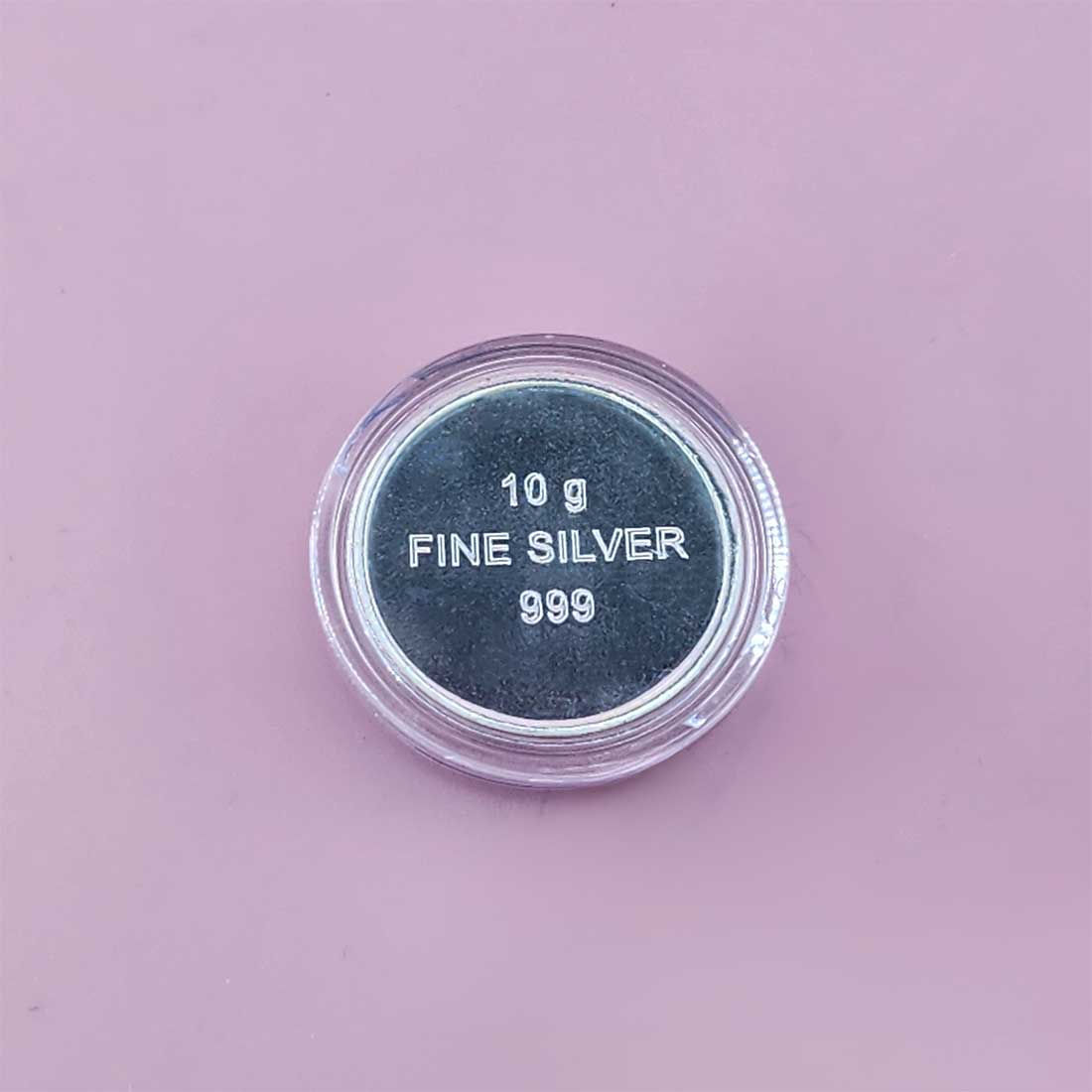 Customized Silver Coin For Housewarming Gifts 999.9 Purity 10 Grams - Shubh Labh - Image 3