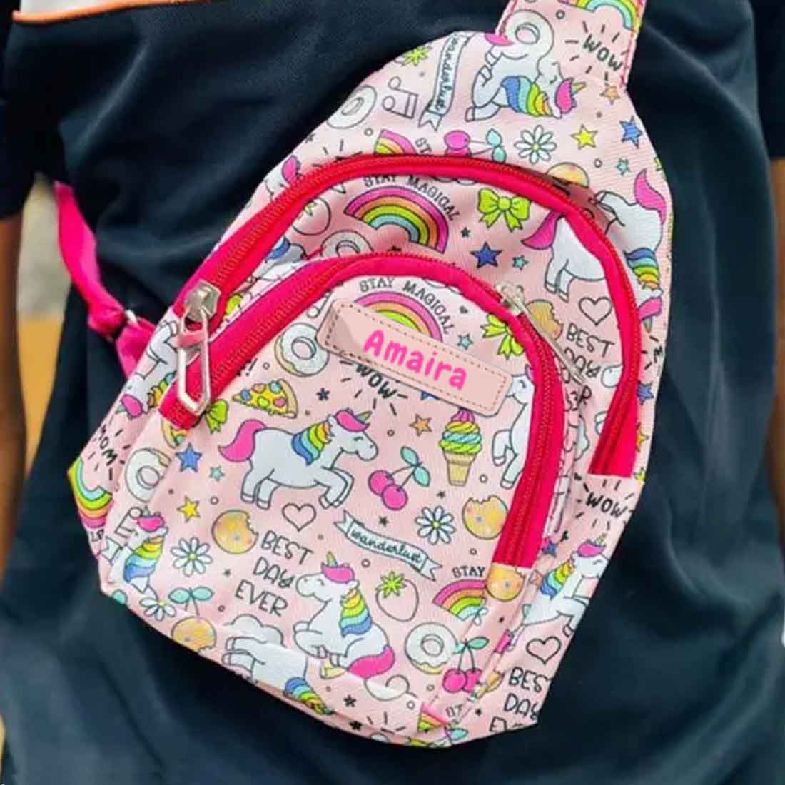 Customized Small Crossbody Bag for Kids' Unicorn-Themed – Fun, Functional, and Durable