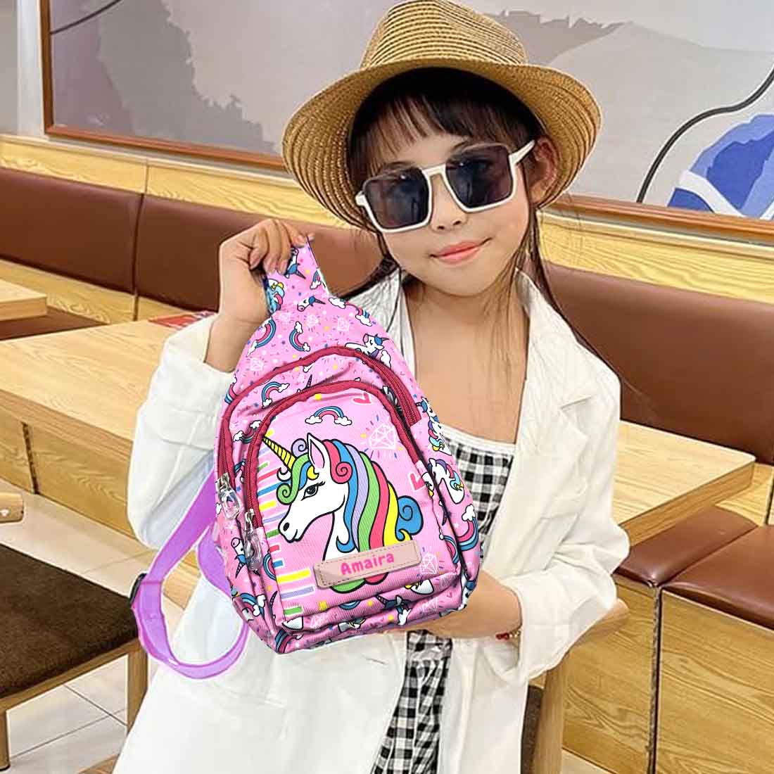Customized Small Crossbody Bag for Kids' Unicorn-Themed – Fun, Functional, and Durable - Image 2