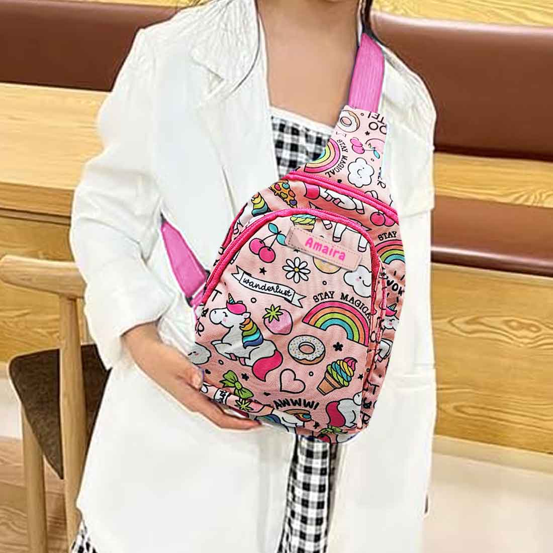 Customized Small Crossbody Bag for Kids' Unicorn-Themed – Fun, Functional, and Durable - Image 3