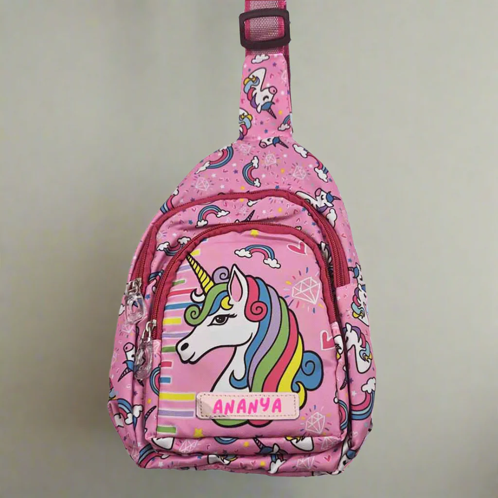 Customized Small Crossbody Bag for Kids' Unicorn-Themed – Fun, Functional, and Durable - Image 4