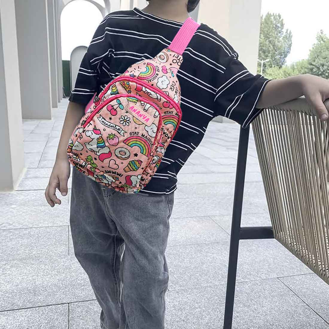 Customized Small Crossbody Bag for Kids' Unicorn-Themed – Fun, Functional, and Durable - Image 9