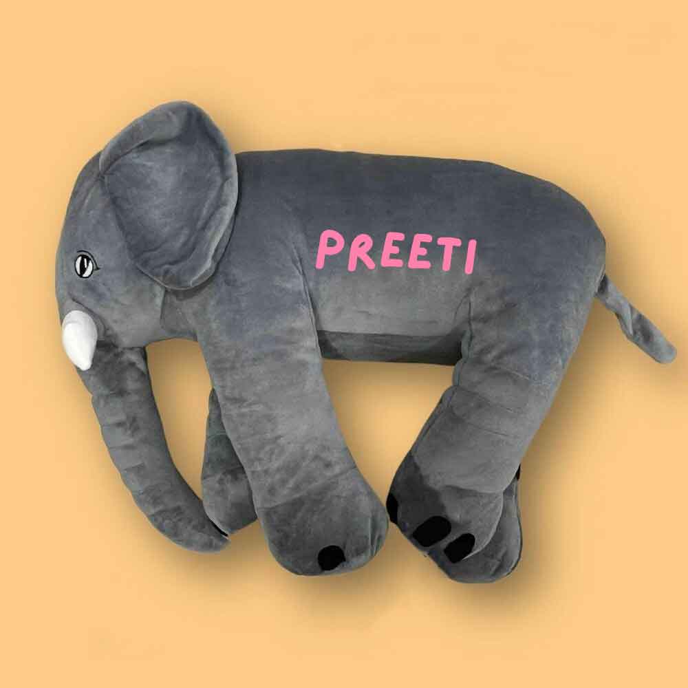 Customized Soft Toy of Elephant – Cuddly Toy for Kids - Image 2