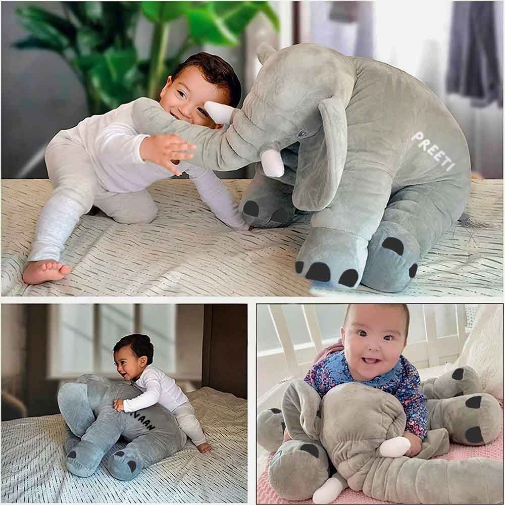 Customized Soft Toy of Elephant – Cuddly Toy for Kids - Image 4