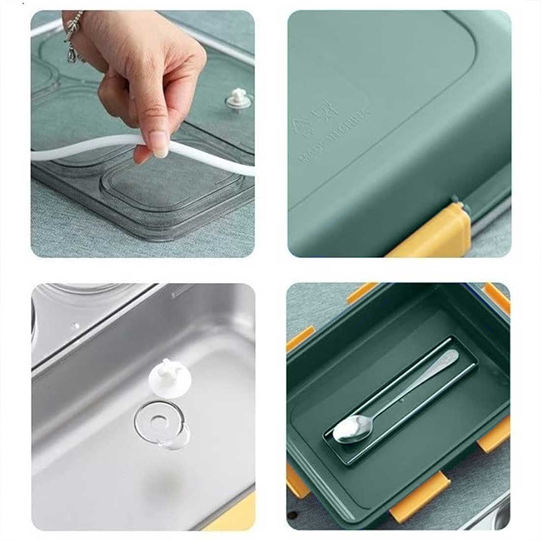 Customized Stainless Steel Childrens Lunch Box Insulated Tiffin Box - Image 6