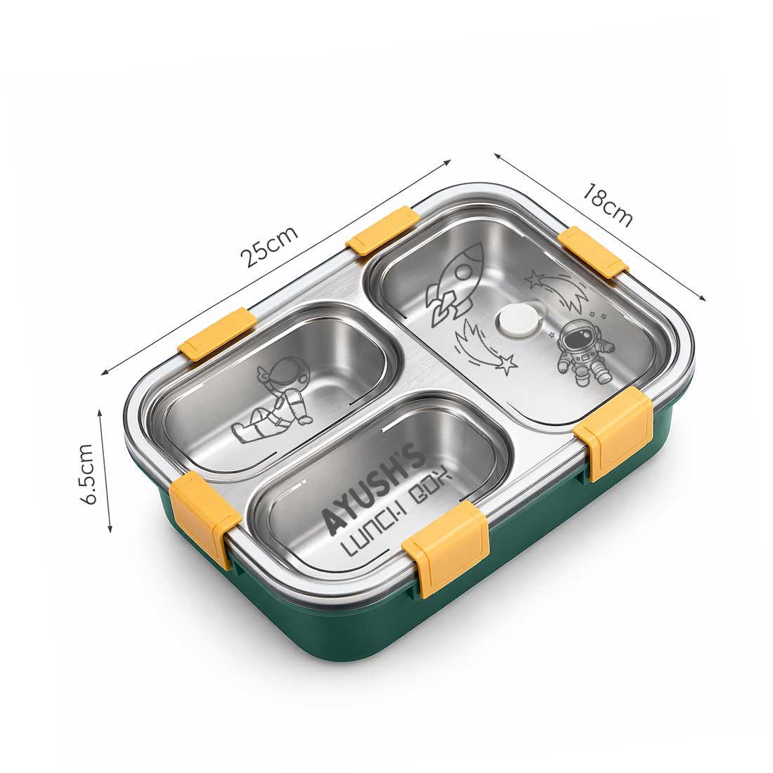 Customized Stainless Steel Childrens Lunch Box Insulated Tiffin Box - Image 9