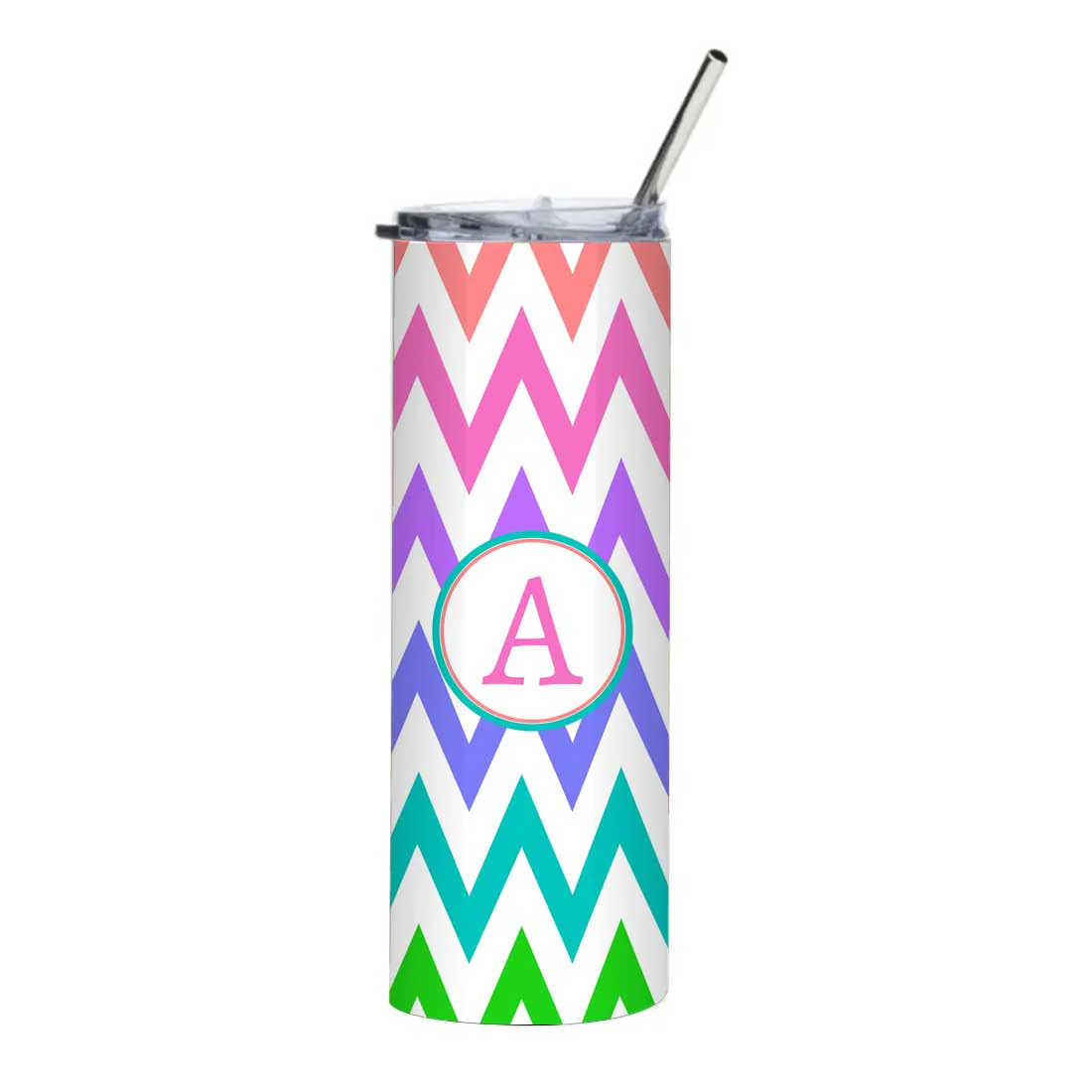 Nutcase Customized Stainless Steel Coffee Mug Insulated Travel Tumbler - 600 ml Cup with Metal Straw - Image 3