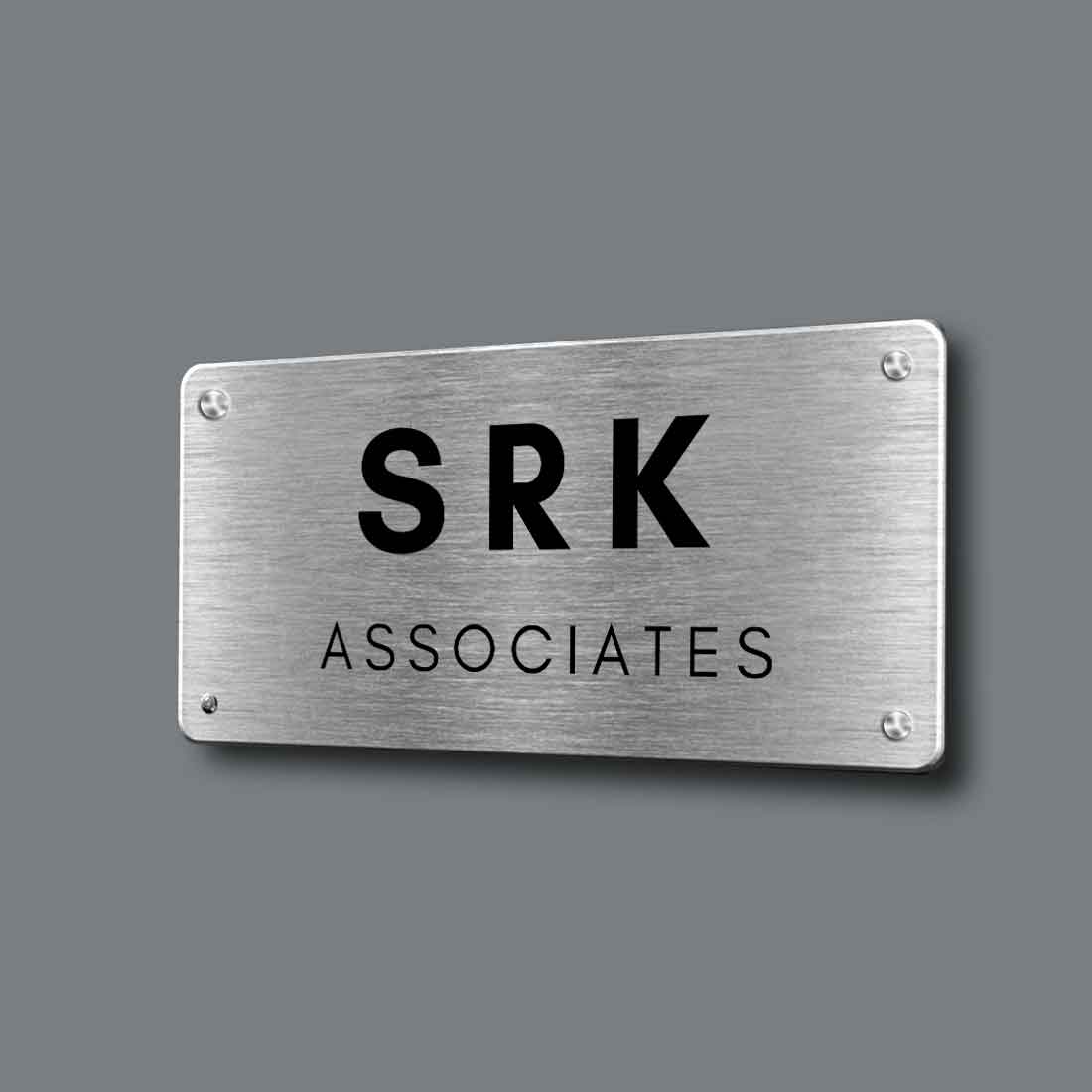 Customized Stainless Steel Name Plate for Office Home Entrance Outdoor - Image 2