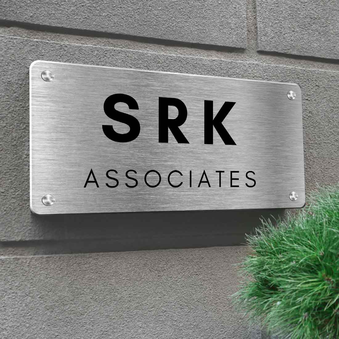 Customized Stainless Steel Name Plate for Office Home Entrance Outdoor - Image 4