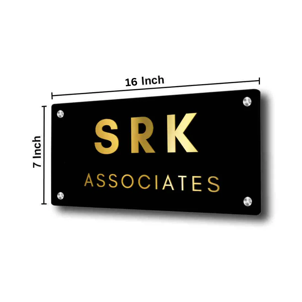 Customized Stainless Steel Name Plate for Office Home Entrance Outdoor - Image 5